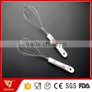 Durable Large Size Kitchen Whisk Egg Beater With Ceramic Handle thumbnail-1