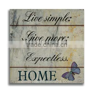 Customize Hotel Decorative Wall Art Wood Vintage Sign Letter thumbnail-1
