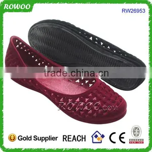 $1 Dollar Ladies Most Durable PVC Jelly Shoes One Piece thumbnail-1