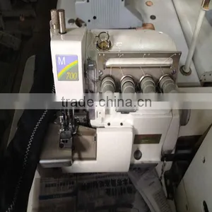80% New Typical Lower Noise High Quality Useful Second Hand Pegasus M-700 Four Thread Overlock Indutrial Sewing Machine thumbnail-1