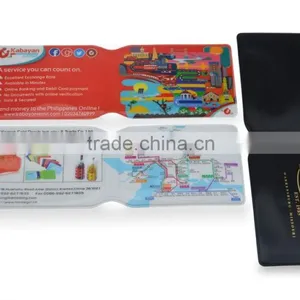 Fashion Design PVC 2 Folder Credit Card Holder for Bank thumbnail-6
