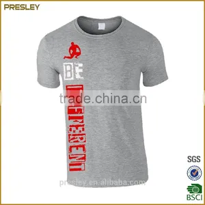 Presley Oem Men Short Sleeve Hot Sale Breathable Custom Cheap t Shirt Printing thumbnail-1