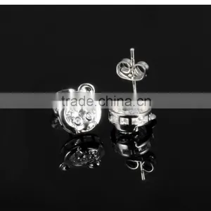 2015 Best Selling Wholesale Fashion Jewelry Austrian Crystal Bear Earring for Women thumbnail-3