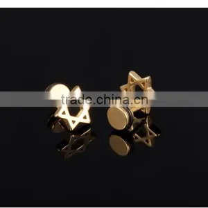 Star Shape Stud Wholesale Factory Stainless Steel Earring Man thumbnail-4
