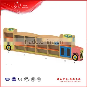 Kindergarten Wooden Kids Toys Wall Unit Furniture thumbnail-3