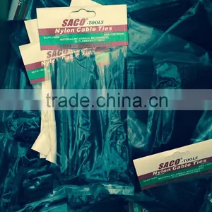 WHOLESALES UV BLACK 5*400 PA66 Nylon Cable Ties (UL Certificate) thumbnail-3