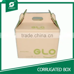 TRADE ASSURANCE CORRUGATED GABLE BOXES WITH HANDLE thumbnail-1