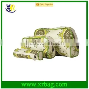 Printing Cotton Toiletry Cosmetic Bag Sets thumbnail-1