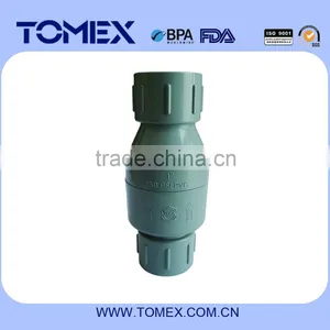 ASTM/DIN Standard CPVC/UPVC/PVC Spring Check Valve thumbnail-1