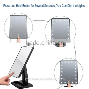 Rectangular LED Lighted Vanity Mirror With 10x Magnification Spot Mirror Magnifying Makeup Mirror,10X Magnification thumbnail-5