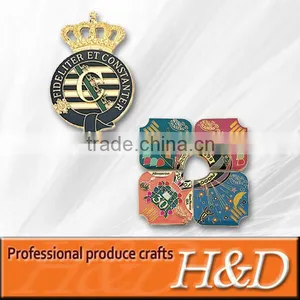 Stoving Varnish Plated Metal Pin Badge thumbnail-1