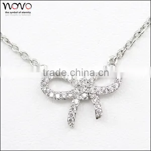 2016 Fashion Butterfly Design Crystal Necklace thumbnail-1