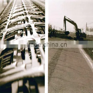 Construction Material Polyester Biaxial Geogrid Prices thumbnail-5