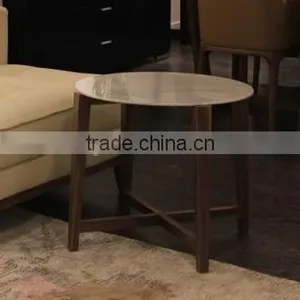 Modern Style Marble Wood Coffee Table (T-85A+B+C) thumbnail-3