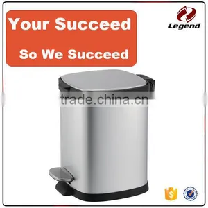 High Quality Kitchen Pedal Bins Square With Foot Open Pedal thumbnail-1