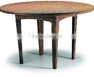 Full Woven Outdoor Rattan Table thumbnail-5