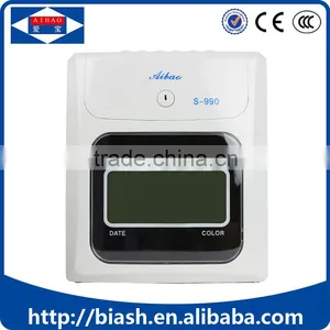 Punch Time Card Attendance Machine/office Time Attendance Machine thumbnail-1