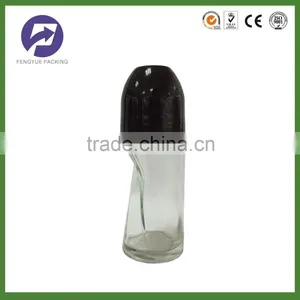 50ML Clear Glass Roll on Bottle With Plastic Ball thumbnail-1