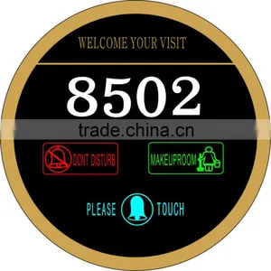 Customized Electronic Door Plate Digital Door Plate Electrical Room Number House Number Sign Plate thumbnail-4