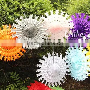 2013 New Party Tissue Honeycomb Fan Handheld Fan Mini Exhaust Fan thumbnail-1