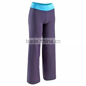 Custom Ladies 95% Combed Cotton 5% Spandex Fashion Design Fitness Leggings, Gym Sports Pants, Yoga Pants for Women thumbnail-1