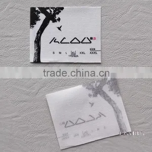Silk Screen Printed Canvas Neck Main Label for Men Shirts thumbnail-2