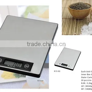 3KG High Quality Professional Stainless Steel Precision Pro-multifunction Digital Kitchen Scale thumbnail-1