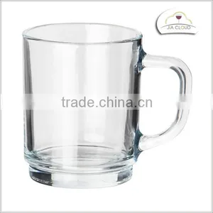 High Quality Black Tea Clear Glass Cup With Handle thumbnail-1