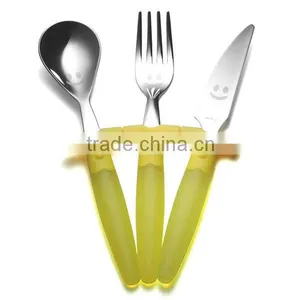 High Quality pp Handle Children Flatware,children Cutlery Set thumbnail-1