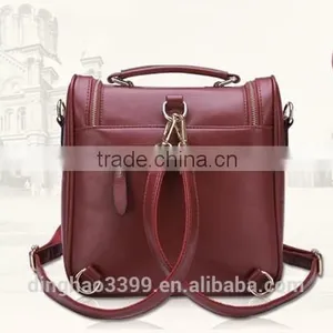 2016 New Arrivel Backpack Leather School Backpacks Portable Waterproof Shoulder Bag thumbnail-2