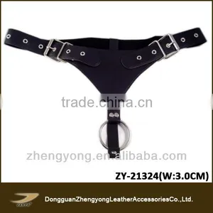Black Sexy Belt, Chastity Belt, Sex Belt thumbnail-1
