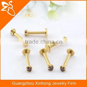 Hot Sale!Natural Colorful Labret Fake Industrial Piercing Jewelry thumbnail-3