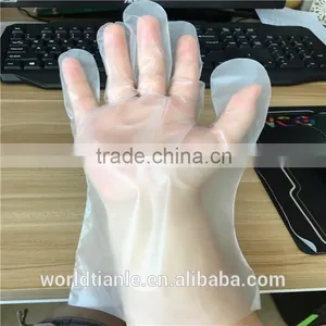 Wholesale Top Quality Disposable Sterile Food and Medical Usage CPE Plastic Gloves thumbnail-3