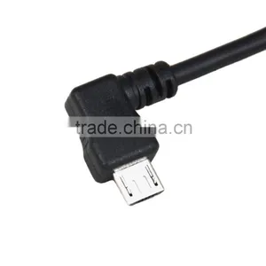10cm Right Angle to Left Angle Micro USB Host OTG Cable 4 DAC Digital Amplifier thumbnail-3