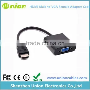 HDMI to VGA With Audio + Mini Micro HDMI to Hdmi Convertor Adapter 3 in 1 Cable thumbnail-1