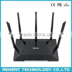 802.11AC 2.4G 5.8G 1300M Wireless WiFi Dual Band Router With 5 Antennas thumbnail-2