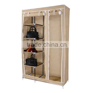Home Bedroom Furniture Plastic Metal Wardrobe Door Designs Prices thumbnail-4