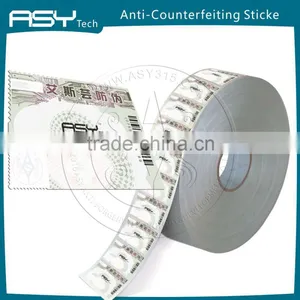High Security Intaglio Printing Anti-Counterfeit Sticker Quality Choice thumbnail-5