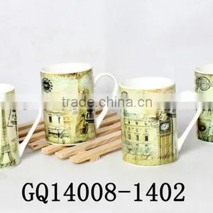 340ml New Design Fine Bone China Dinner Set With Drawing Keep Fresh Korean Style thumbnail-5