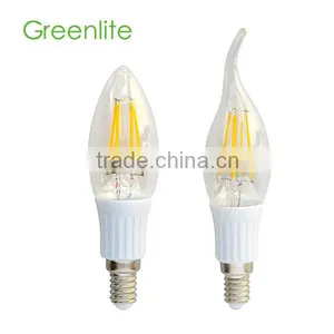 LED Filament Candle Light 3W 300-330lm E14/E12 3000K/4000K/6500K thumbnail-1