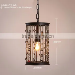 Crystal Ceiling Lamp Suspended Ceiling Lighting Interior Indoor Houseware Residential Chandeliers & Pendant Lights thumbnail-6