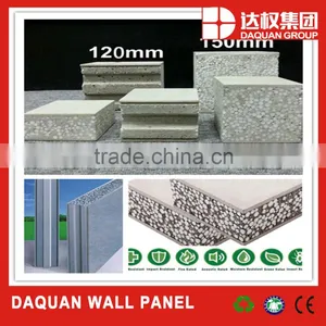 Water&fireproof Insulation Eps Sandwich Panel Fiber Cement Board Without Asbestos thumbnail-1