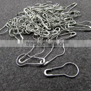 Nickel Safety Pin Pear Shape thumbnail-2