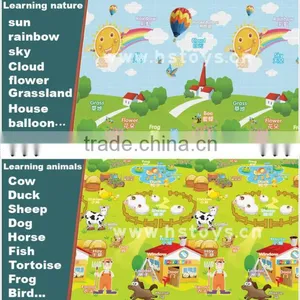 2 Sides Printing Cheap Crawl Waterproof Baby Play Mat thumbnail-4
