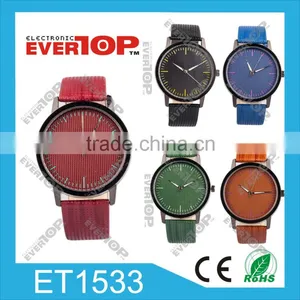 2016 CHEAP FASHION LEATHER WATCH ET1533 thumbnail-1