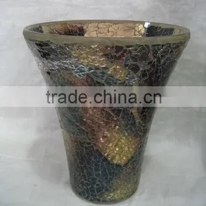 Mosaic Glass Vase thumbnail-1