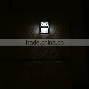 Black Abs Waterproof Solar Wall Lamp for Decoration Hotel or Garden thumbnail-5