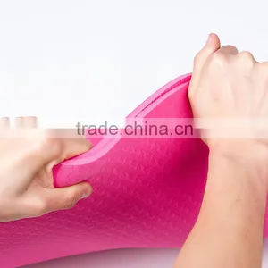 Eco-friendly Fitness TPE Yoga Mat 6mm Thick Non-Slip Soft Design Chemical Free No Smell Eercise Mat Pilates Mat thumbnail-5