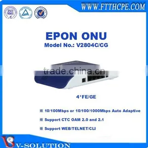 4FE/GE EPON ONU GEPON ONU With CE Certification for FTTH Solution thumbnail-3