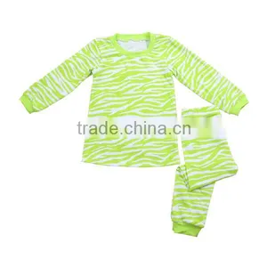 2016 Kaiyo Boutique Christmas Long Sleeve Print Pajamas French Fashion Clothing Wholesale Children Clothing Usa thumbnail-1